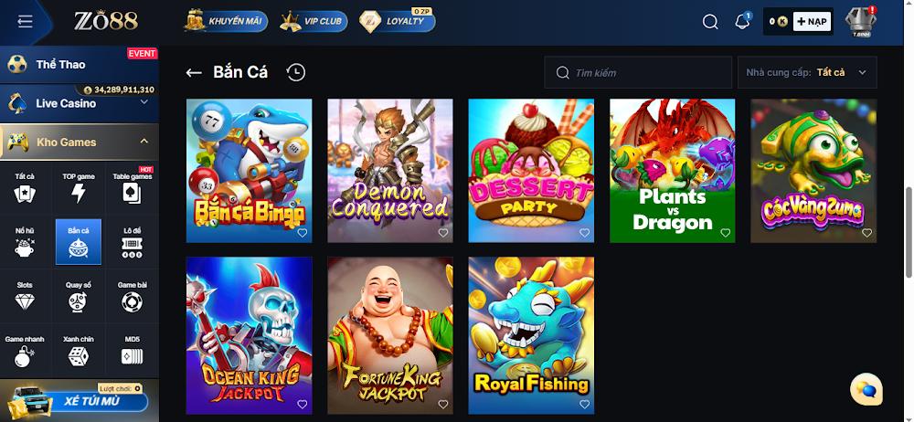 Bắn Cá RiCH88 Zo88